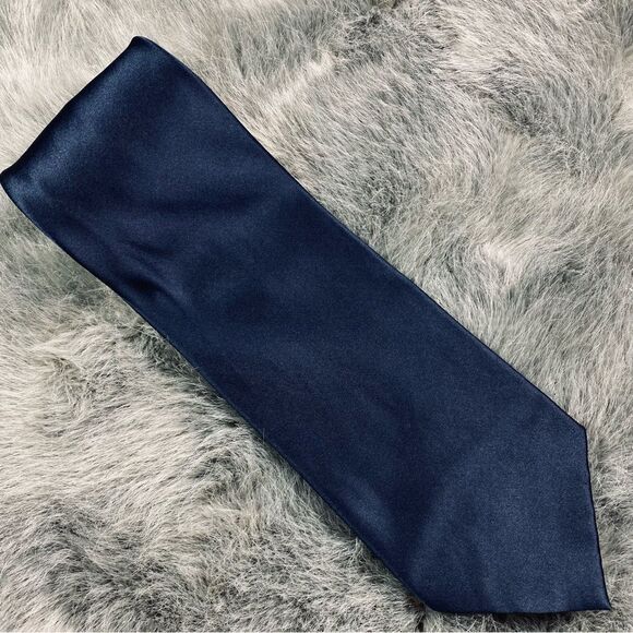 Blue Silk Neck Tie Stanley Blacker - Picture 1 of 3